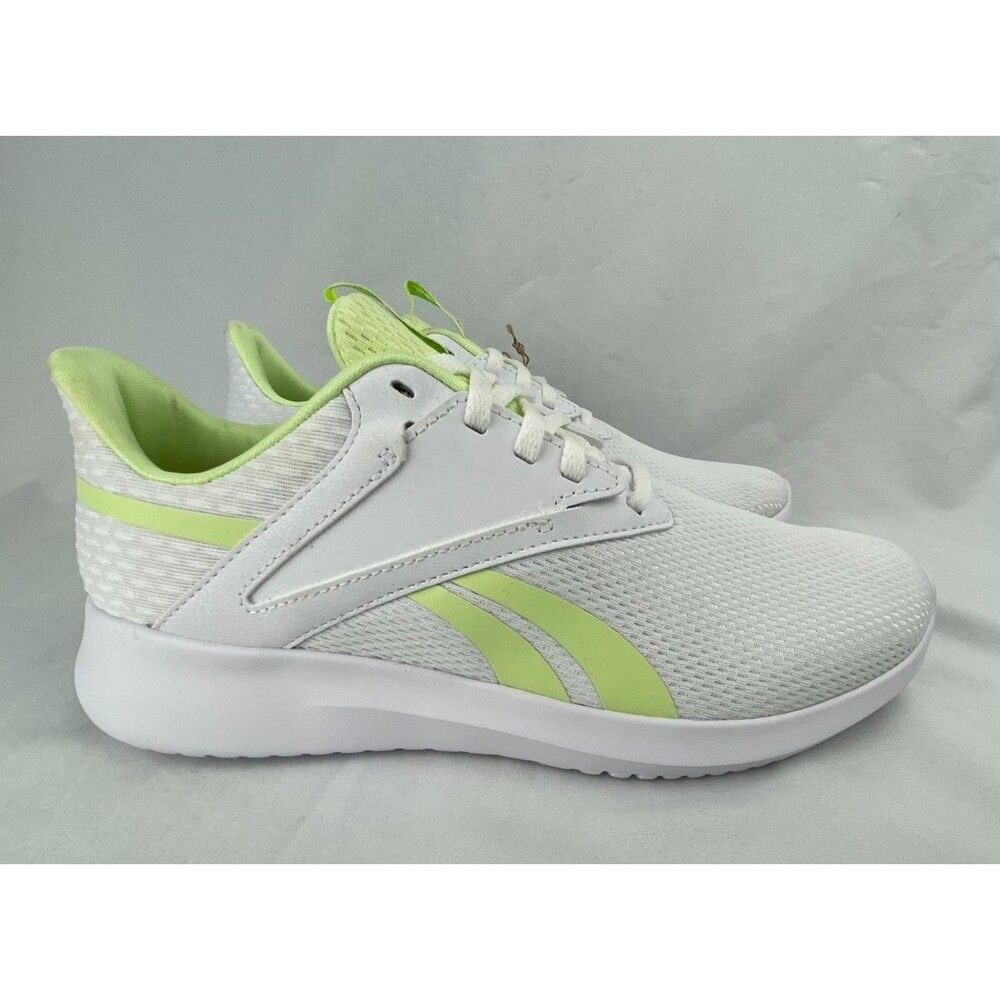 Reebok Fluxlite Women’s 8.5 White Neon Yellow Training Sneakers Shoes NWT